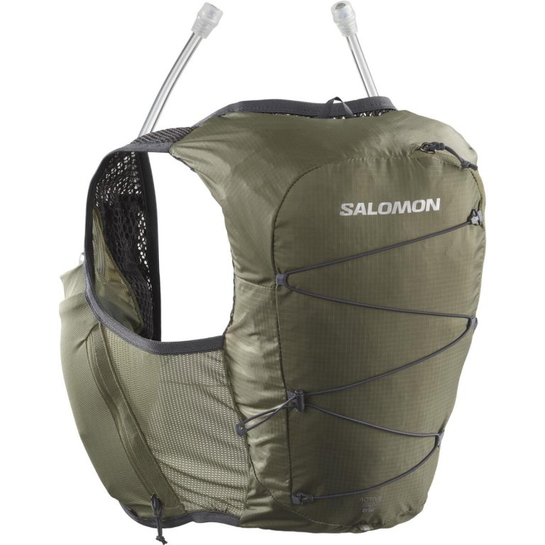 Рюкзак Salomon Active Skin 8 з флягами W - зелений