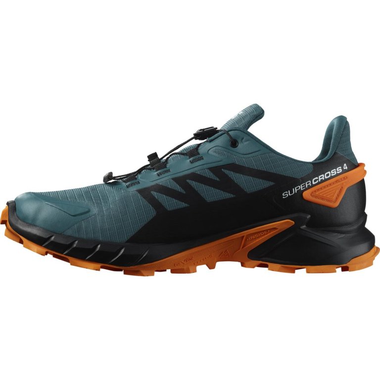Кросівки бігові Salomon Supercross 4 GTX M - зелені/чорні