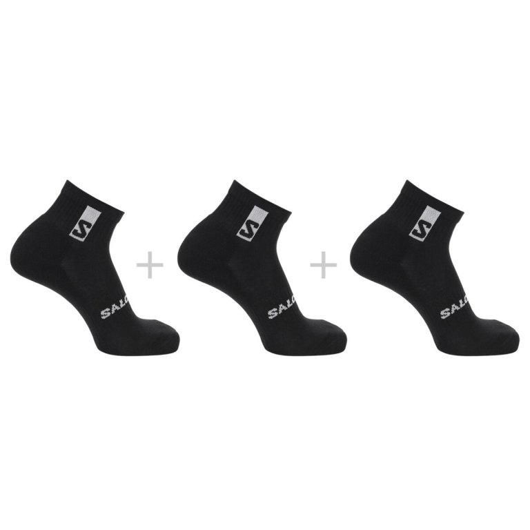 Шкарпетки Salomon Everyday Ankle 3-Pack Socks - чорний