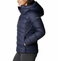 Bunda Columbia Autumn Park™ Down Hooded Jacket Wmn - tmavě modrá