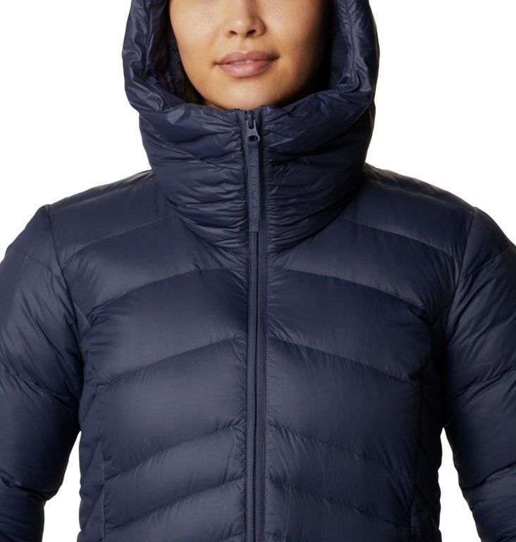 Bunda Columbia Autumn Park™ Down Hooded Jacket Wmn - tmavě modrá