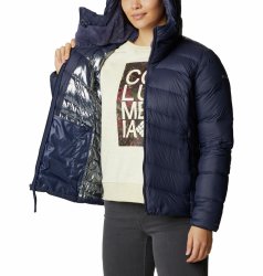 Bunda Columbia Autumn Park™ Down Hooded Jacket Wmn - tmavě modrá