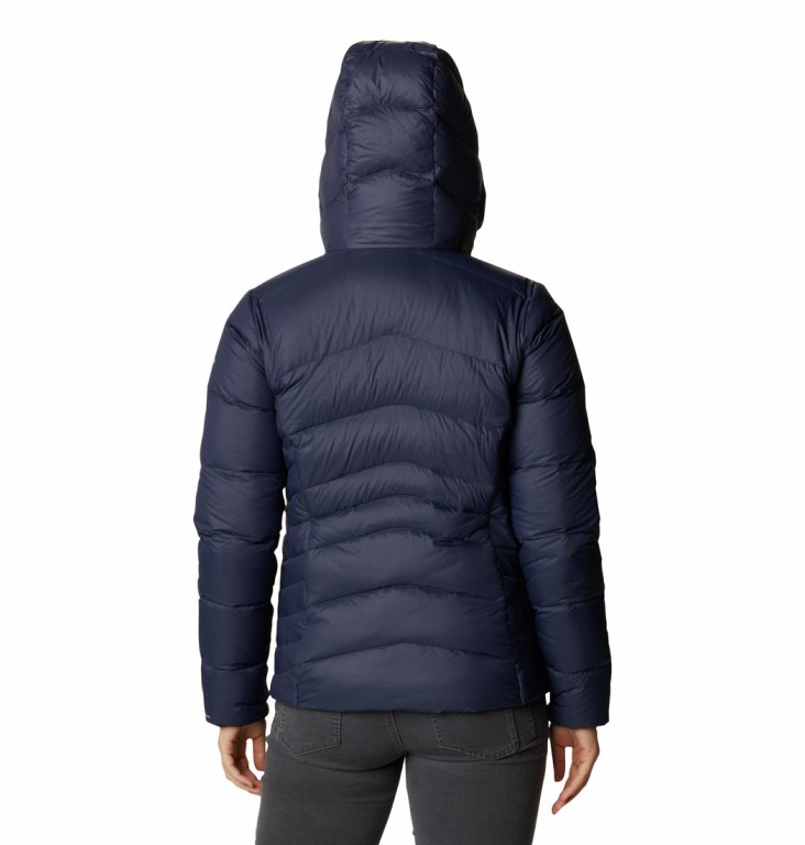 Bunda Columbia Autumn Park™ Down Hooded Jacket Wmn - tmavě modrá
