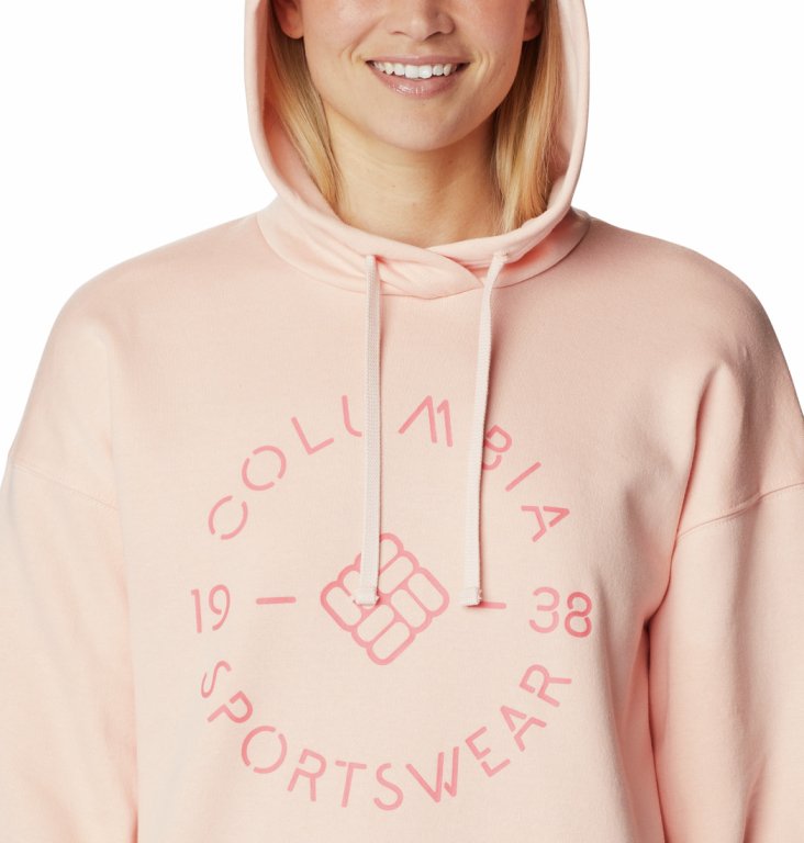 Світшот Columbia Trek™ Oversized Hoodie W - рожевий