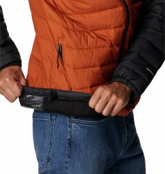 Куртка Columbia Powder Lite™ M - чорний/помаранчевий