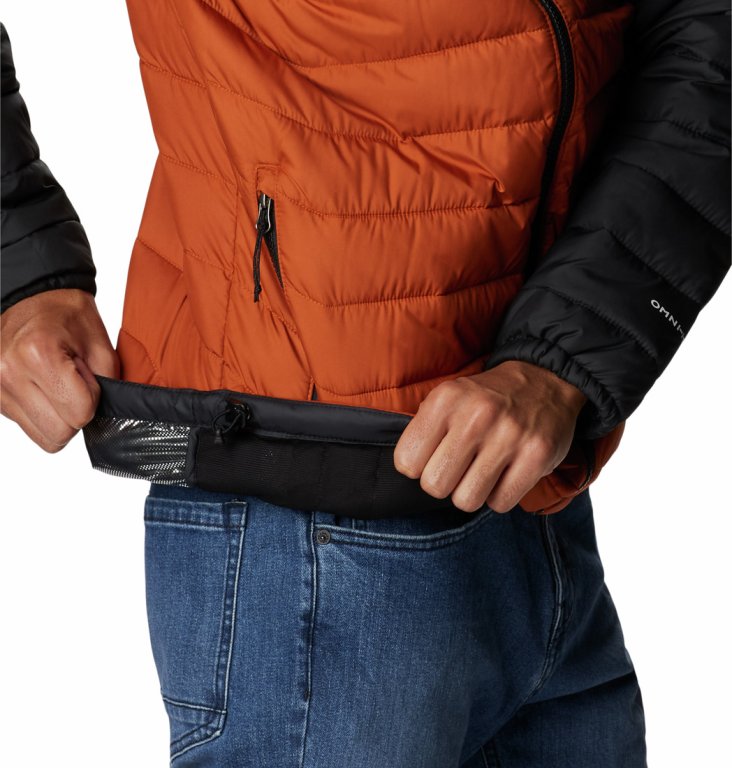 Куртка Columbia Powder Lite™ M - чорний/помаранчевий