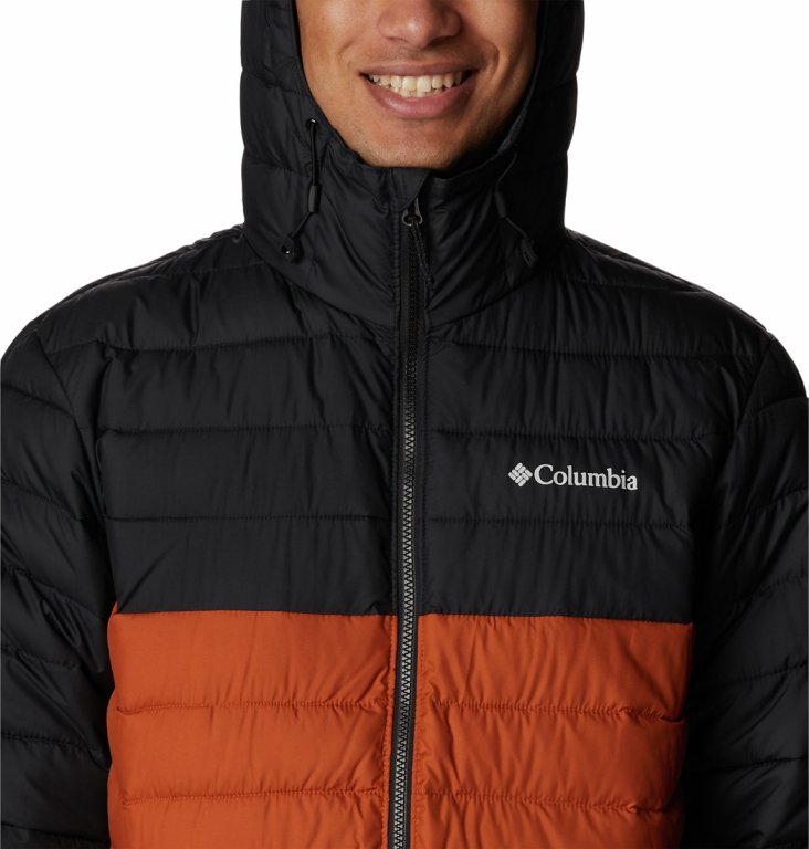 Куртка Columbia Powder Lite™ M - чорний/помаранчевий