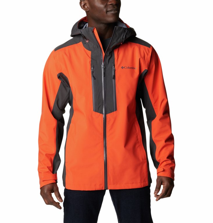 Куртка Columbia Peak Creek™ Shell M - помаранчева/сіра