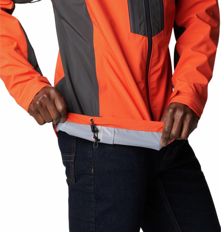 Куртка Columbia Peak Creek™ Shell M - помаранчева/сіра