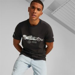 Футболка Puma Mercedes F1 ESS Car Graphic Tee M - чорна
