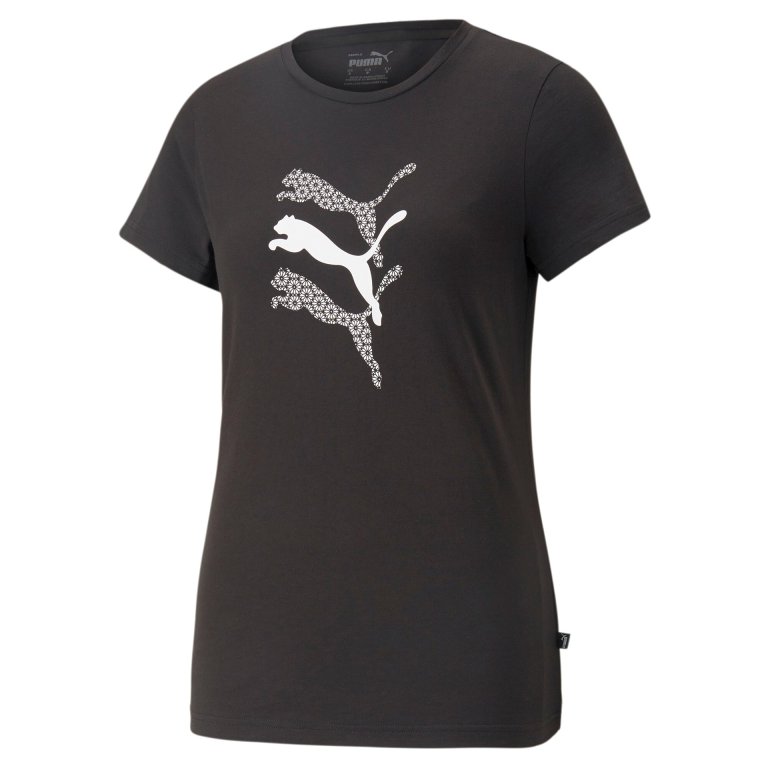 Футболка Puma Graphics Laser Cut Tee W - чорна