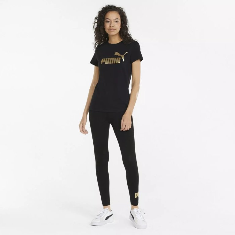 Легінси Puma ESS+ Metallic W - чорний