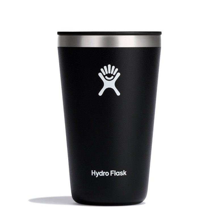 Термочашка 16 унцій Hydro Flask (473 мл) All Around Tumbler - чорна