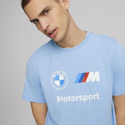 Футболка Puma BMW MMS ESS Logo Tee M - синя