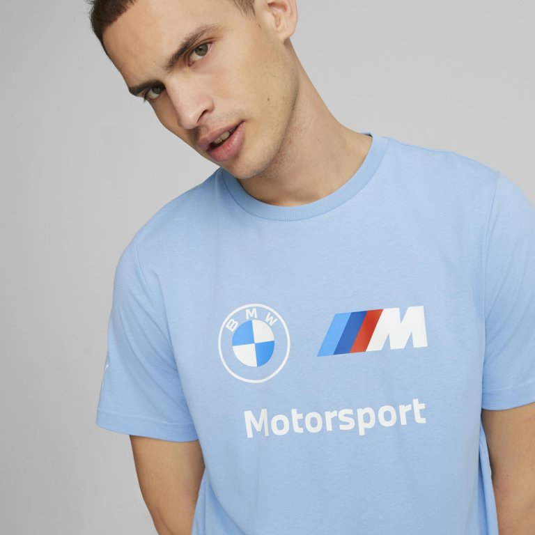 Футболка Puma BMW MMS ESS Logo Tee M - синя