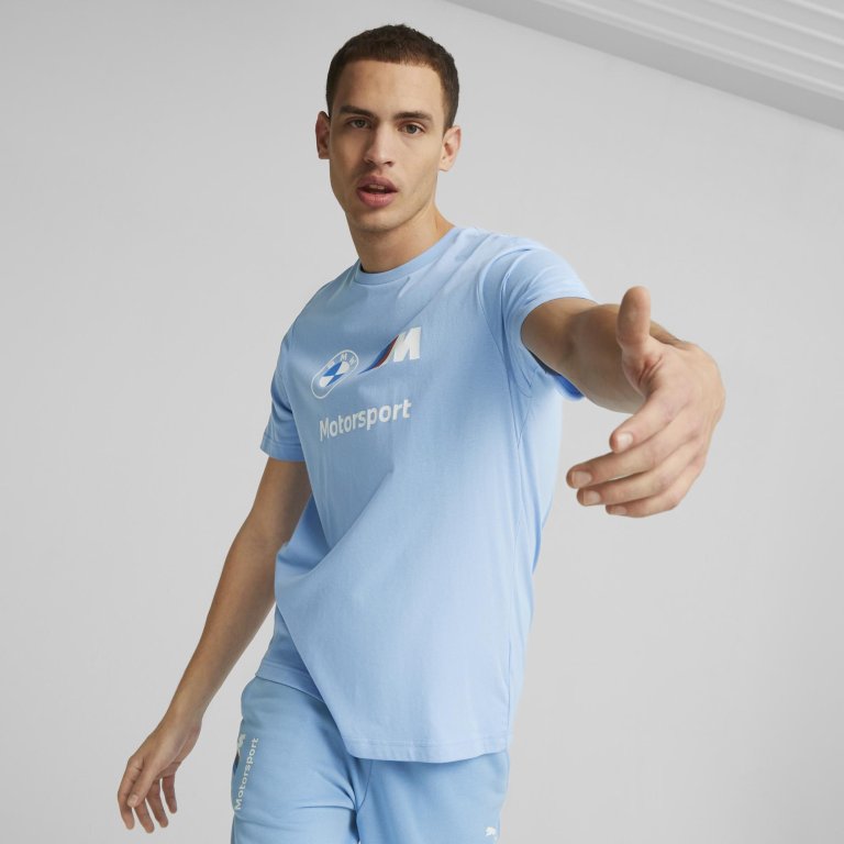 Футболка Puma BMW MMS ESS Logo Tee M - синя