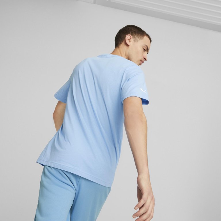 Футболка Puma BMW MMS ESS Logo Tee M - синя