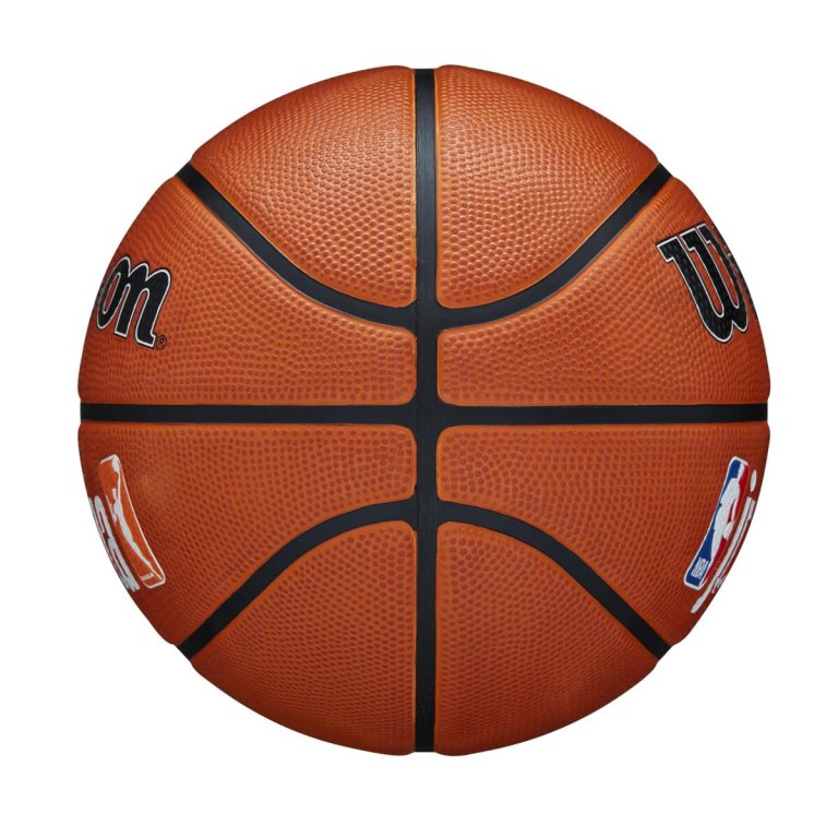 М'яч Wilson Jr NBA Fam Logo Auth Outdoor Bskt - коричневий