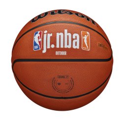 М'яч Wilson Jr NBA Fam Logo Auth Outdoor Bskt - коричневий