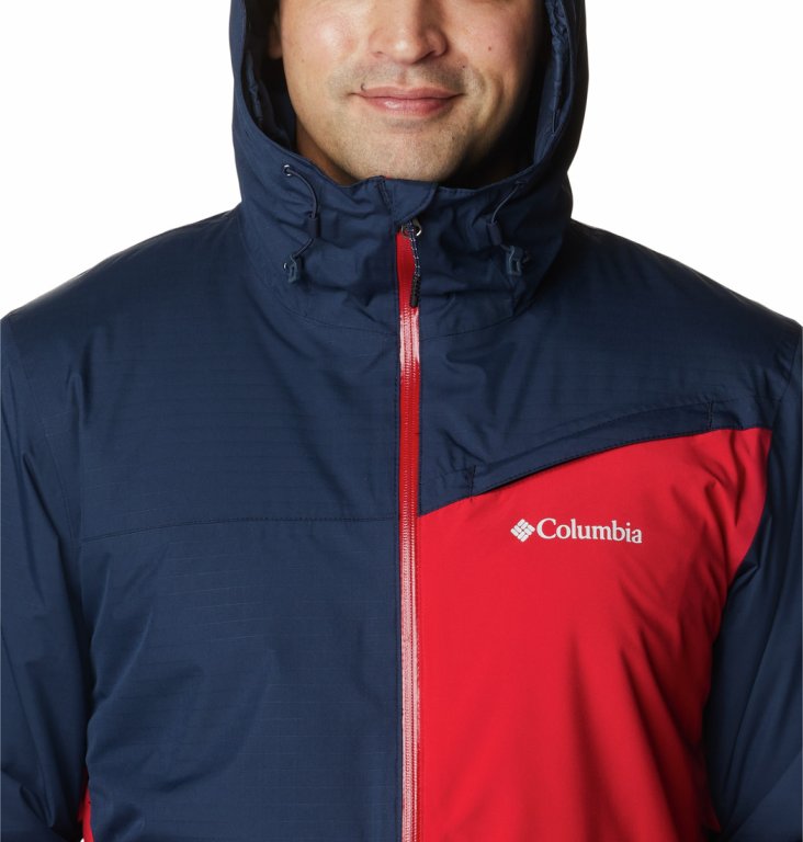 Bunda Columbia Iceberg Point™ Jacket Man - červená/námořnická