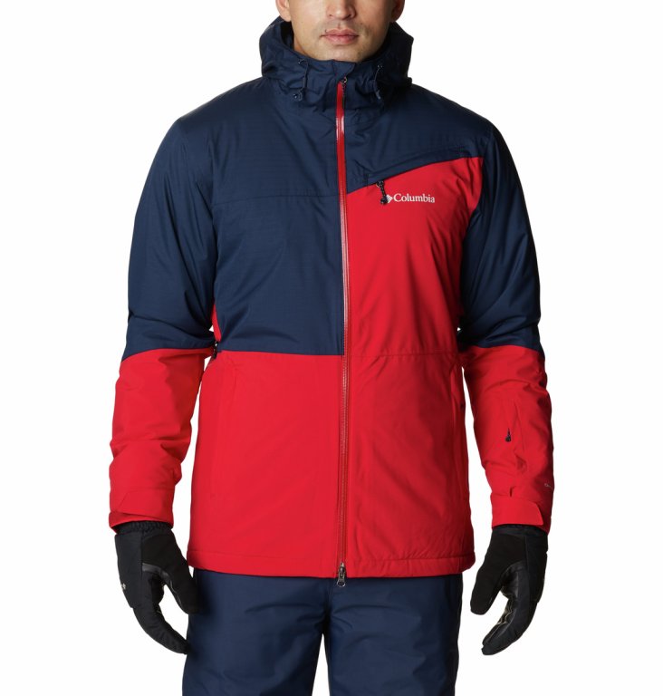 Bunda Columbia Iceberg Point™ Jacket Man - červená/námořnická