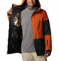 Куртка Columbia Aerial Ascender™ Jacket Man - чорний / мідний