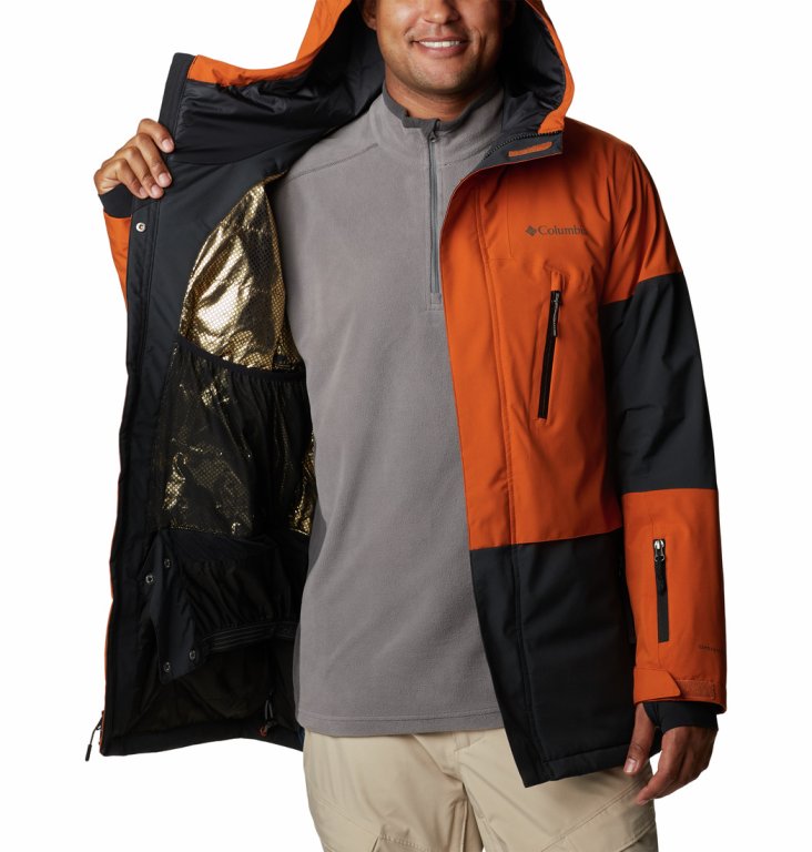 Куртка Columbia Aerial Ascender™ Jacket Man - чорний / мідний