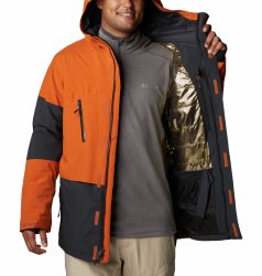 Куртка Columbia Aerial Ascender™ Jacket Man - чорний / мідний