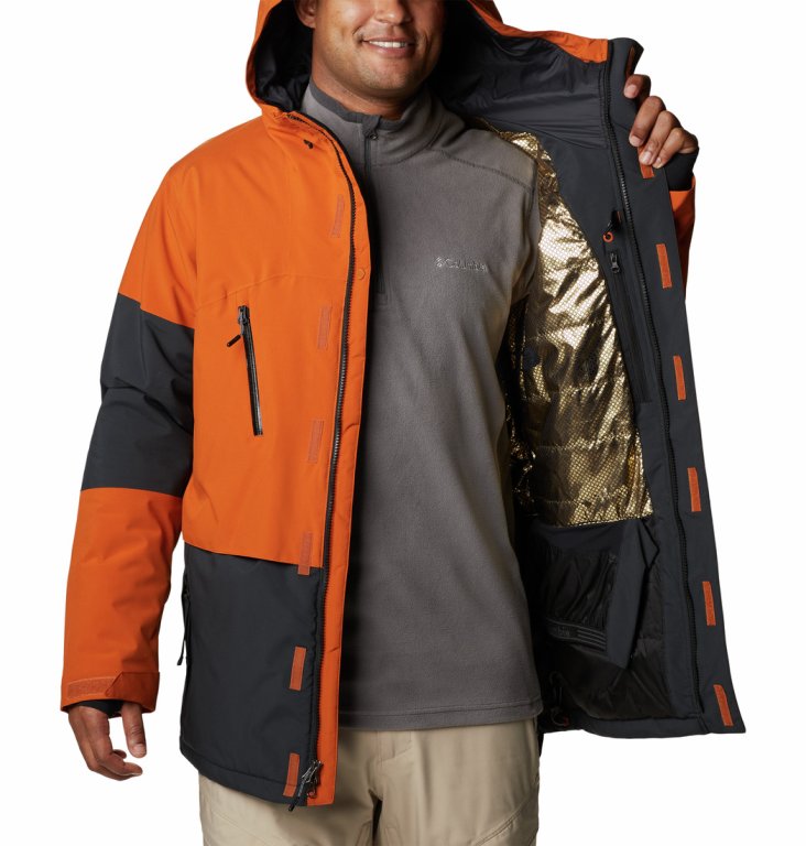Куртка Columbia Aerial Ascender™ Jacket Man - чорний / мідний