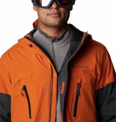 Куртка Columbia Aerial Ascender™ Jacket Man - чорний / мідний