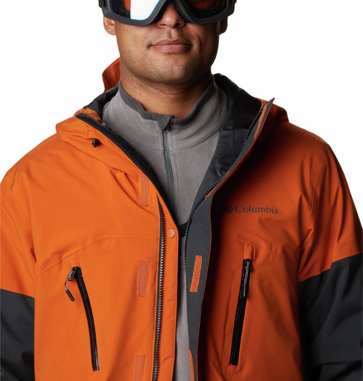 Куртка Columbia Aerial Ascender™ Jacket Man - чорний / мідний