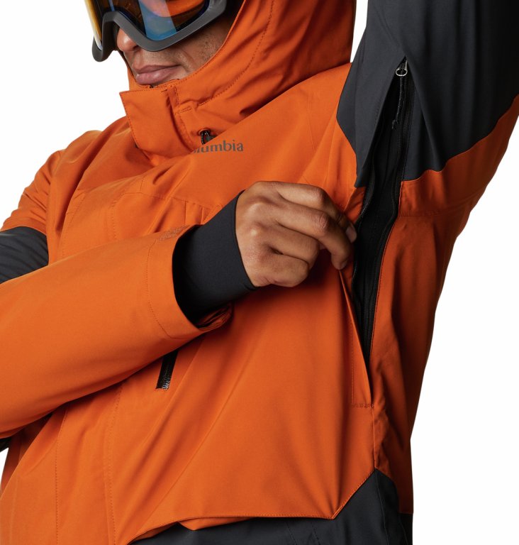 Куртка Columbia Aerial Ascender™ Jacket Man - чорний / мідний