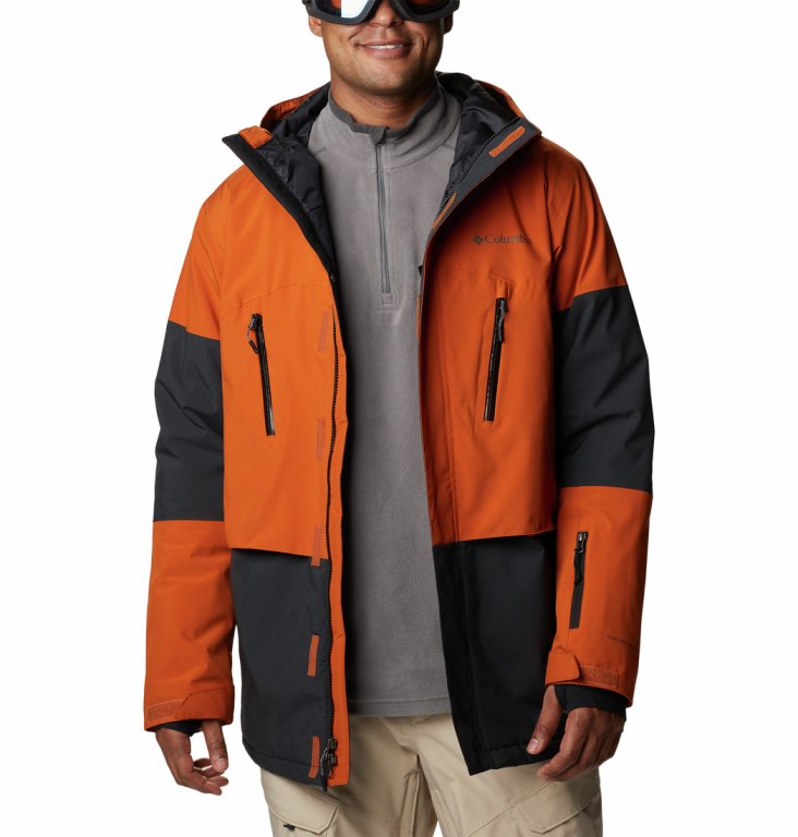 Куртка Columbia Aerial Ascender™ Jacket Man - чорний / мідний