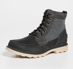 Взуття Sorel Carson™ Moc WP M - чорний / сірий