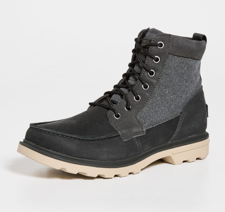 Взуття Sorel Carson™ Moc WP M - чорний / сірий