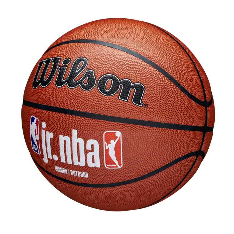М'яч Wilson Jr NBA Fam Logo Indoor Outdoor Bskt - коричневий
