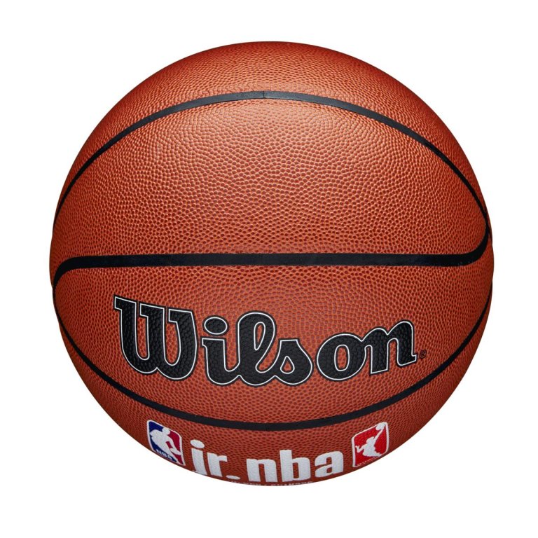 М'яч Wilson Jr NBA Fam Logo Indoor Outdoor Bskt - коричневий