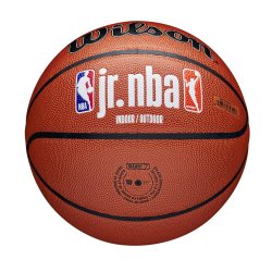 М'яч Wilson Jr NBA Fam Logo Indoor Outdoor Bskt - коричневий