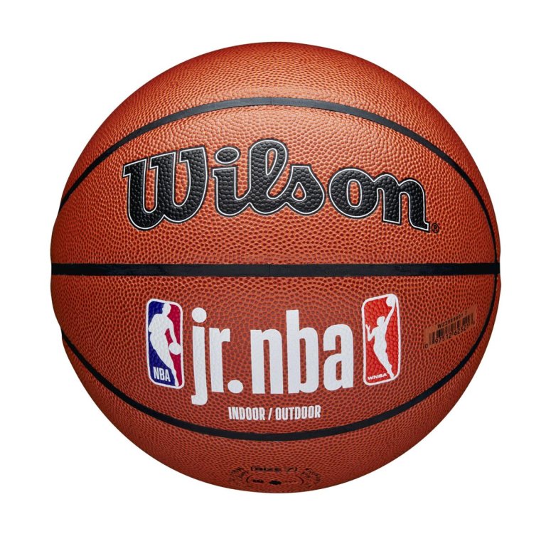 М'яч Wilson Jr NBA Fam Logo Indoor Outdoor Bskt - коричневий