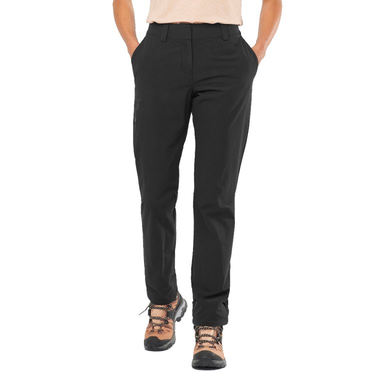 Штани Salomon WAYFARER PANTS W - чорні (стандартна довжина)