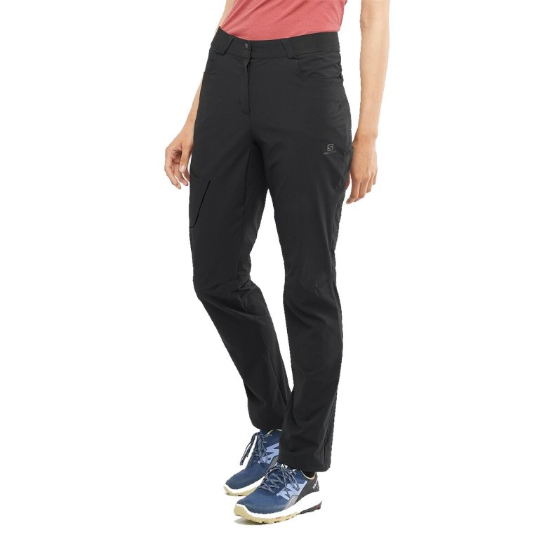 Штани Salomon WAYFARER PANTS W - чорні (стандартна довжина)