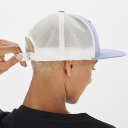 Kšiltovka Salomon Trucker Flat Cap - modrá