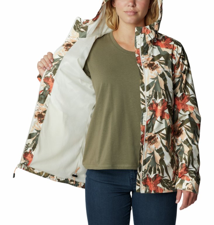 Куртка Columbia Inner Limits™ II Jacket W - бежевий/зелений/помаранчевий
