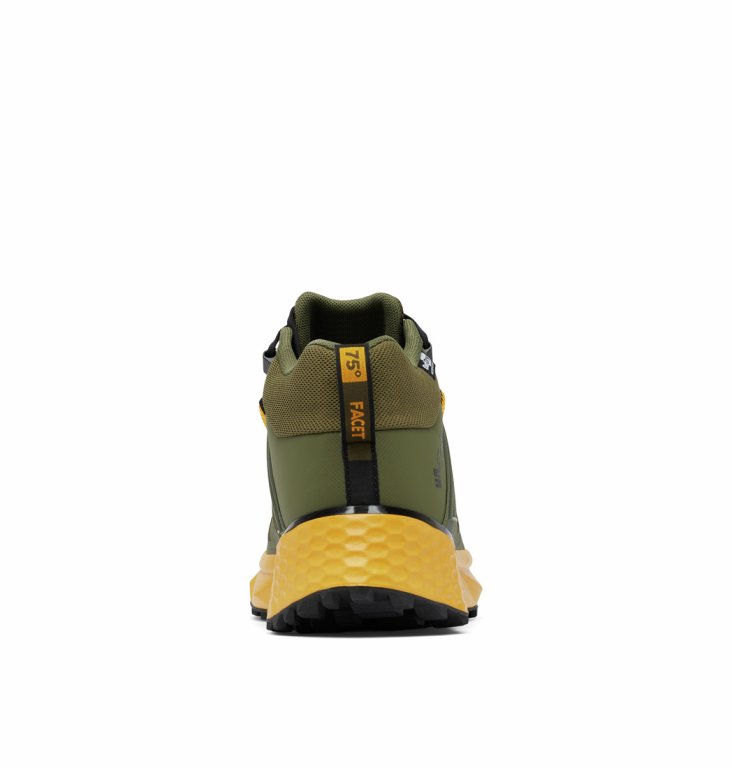 Obuv Columbia Facet™ 75 Mid Outdry™ M - zelená/žlutá