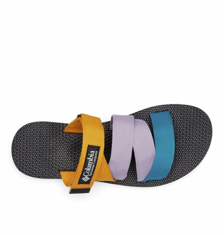 Шльопанці Columbia Alava™ Slide W - жовті/сині/фіолетові