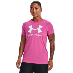 Футболка Under Armour Sportstyle Logo SS W - рожева