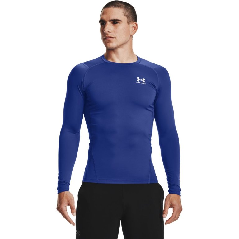 Футболка Under Armour HG Armour Comp LS M - синя