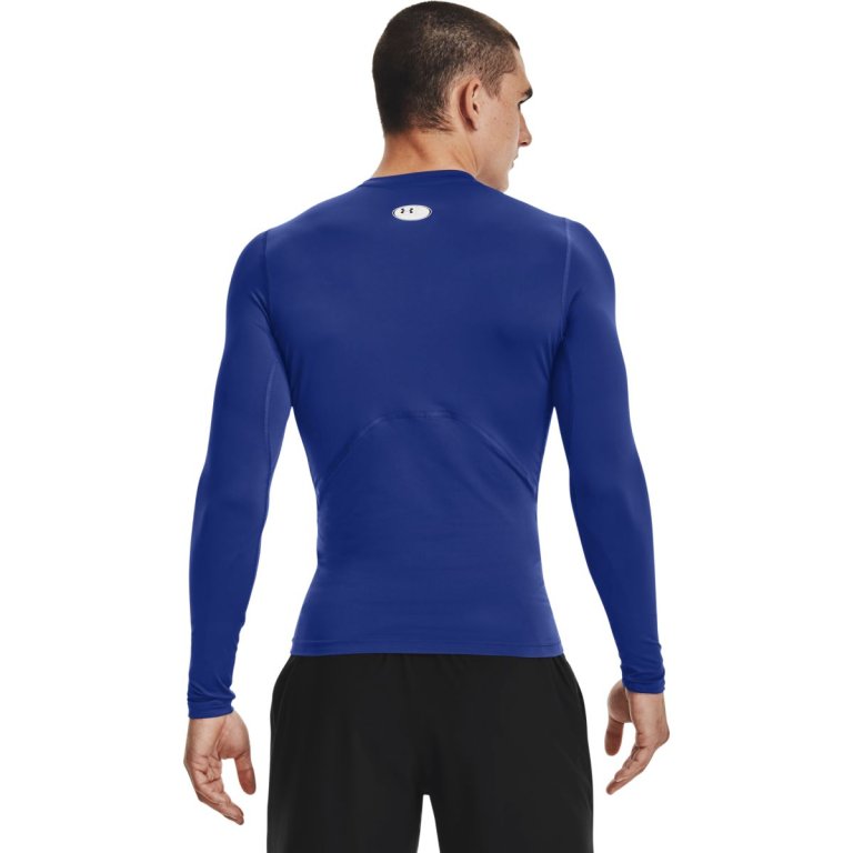 Футболка Under Armour HG Armour Comp LS M - синя