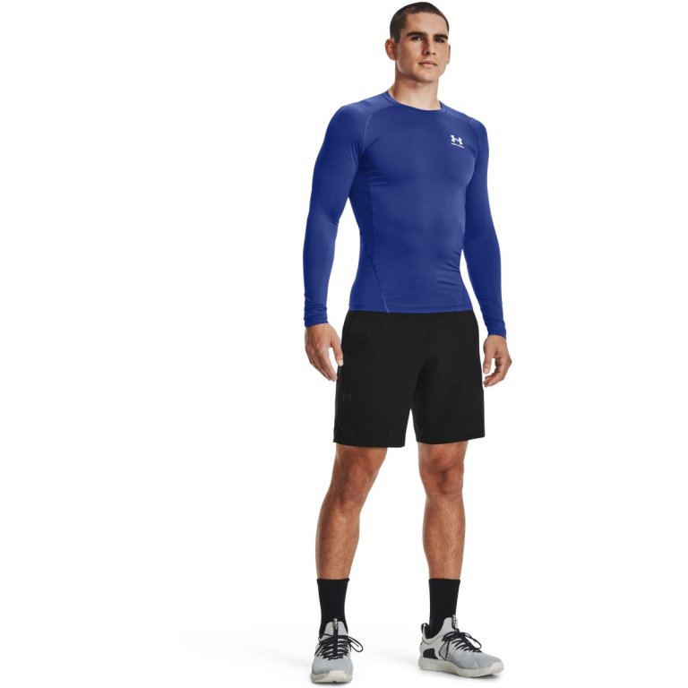 Футболка Under Armour HG Armour Comp LS M - синя