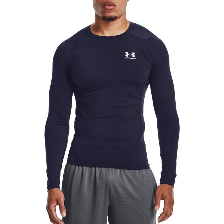 Футболка Under Armour HG Armour Comp LS M - синя